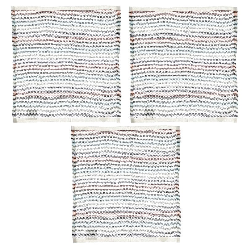 Full Circle Home LLC, Tidy Dish Cloths, Multicolored, 3 Cloths