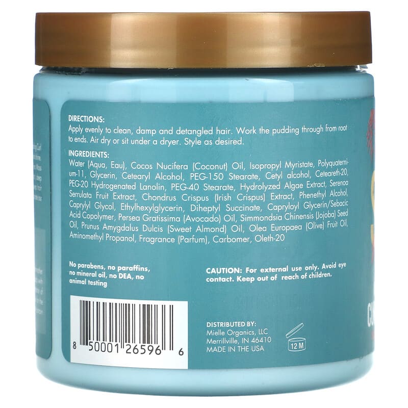 Mielle, Anti-Shedding Curl Pudding, Sea Moss Blend, 8 oz (227 g)