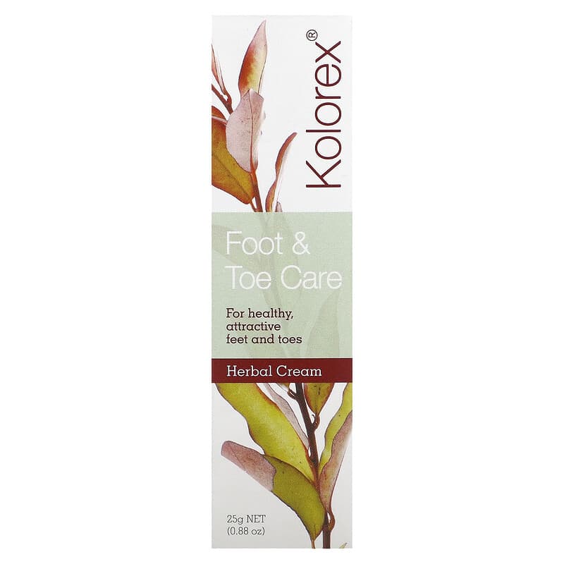 Kolorex, Foot & Toe Care, Herbal Cream, 0.88 oz (25 g)