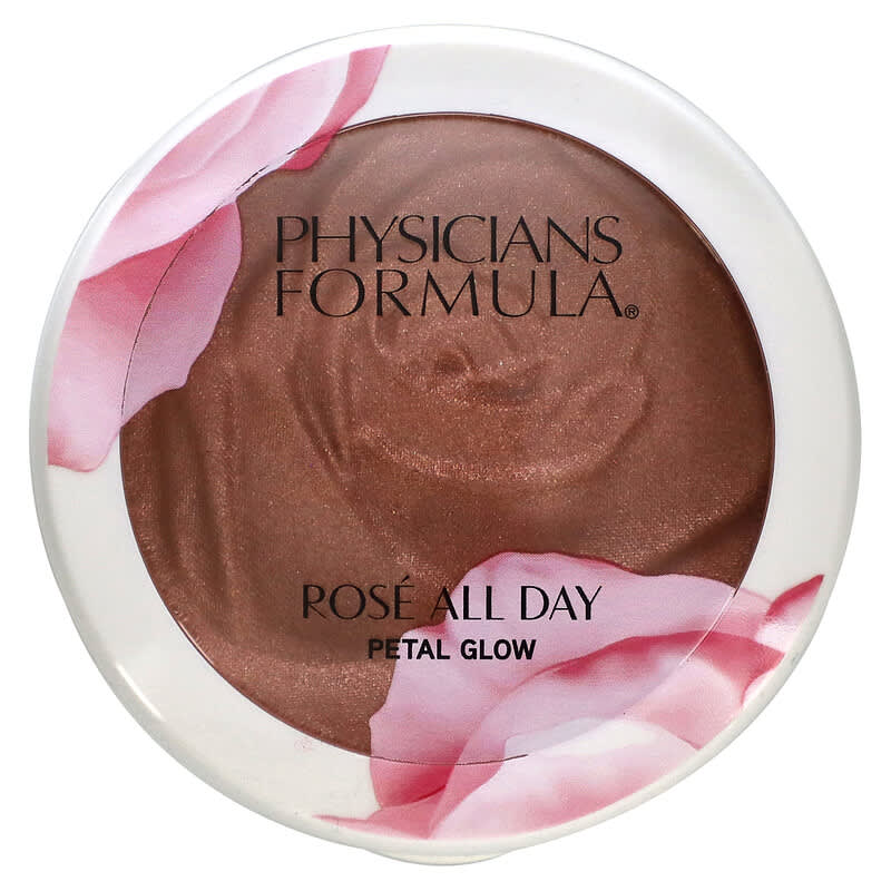 Physicians Formula, Rose All Day Petal Glow, Multi-Use Highlighter, Shimmering Rose, 0.32 oz (9.2 g)