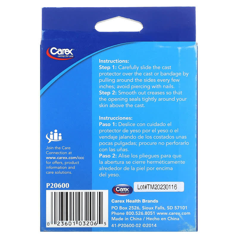 Carex, EZ Stretch, Cast Protector, Leg, 1 Cast Protector