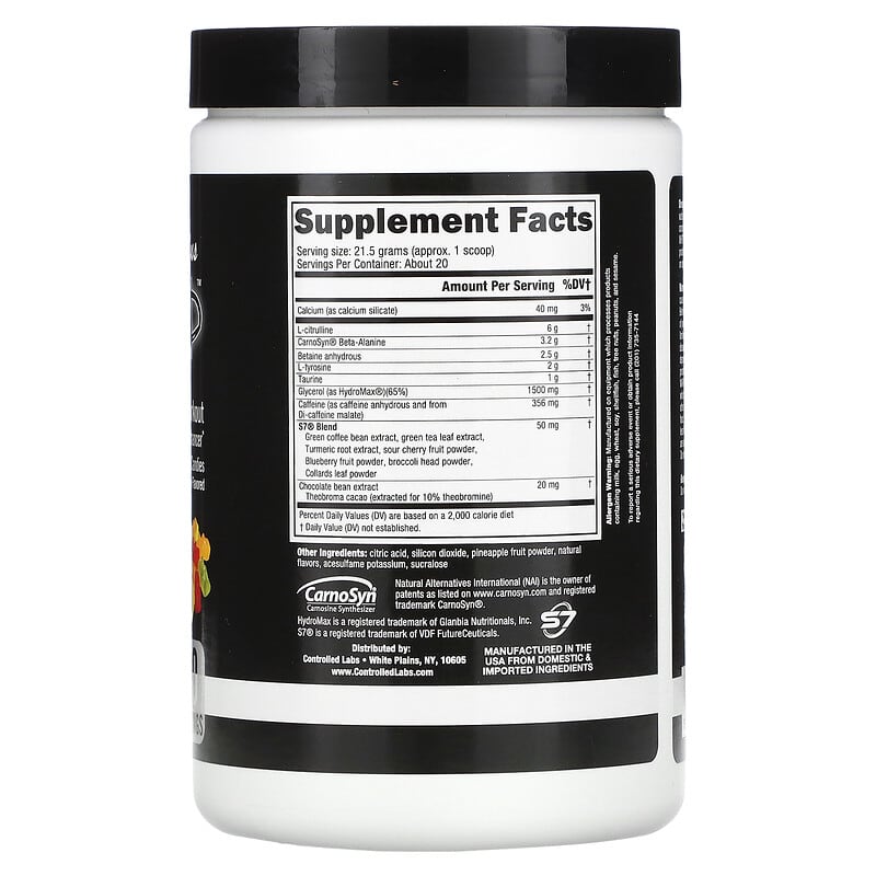 Controlled Labs, White Flood Plus, Preworkout, Gummy Candies, 15.17 oz (430 g)