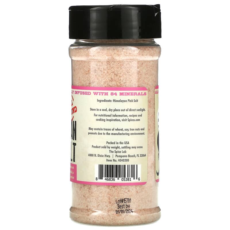 The Spice Lab, Himalayan Pink Salt, Fine, 9 oz (255 g)