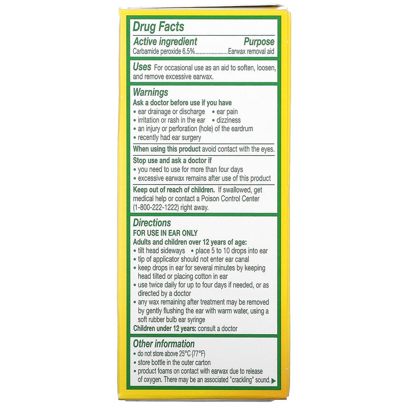 Debrox, Earwax Removal Aid, 0.5 fl oz (15 ml)