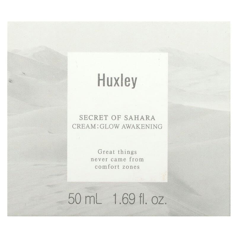 Huxley, Secret of Sahara, Cream, Glow Awakening, 1.69 oz (50 ml)