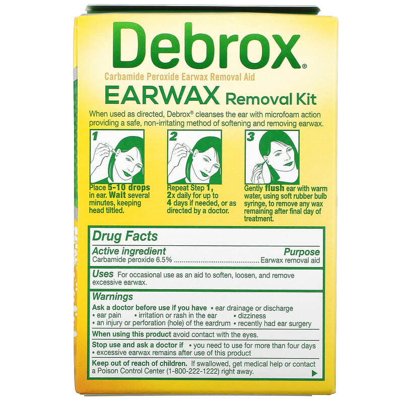 Debrox, Earwax Removal Kit, 0.5 fl oz (15 ml)