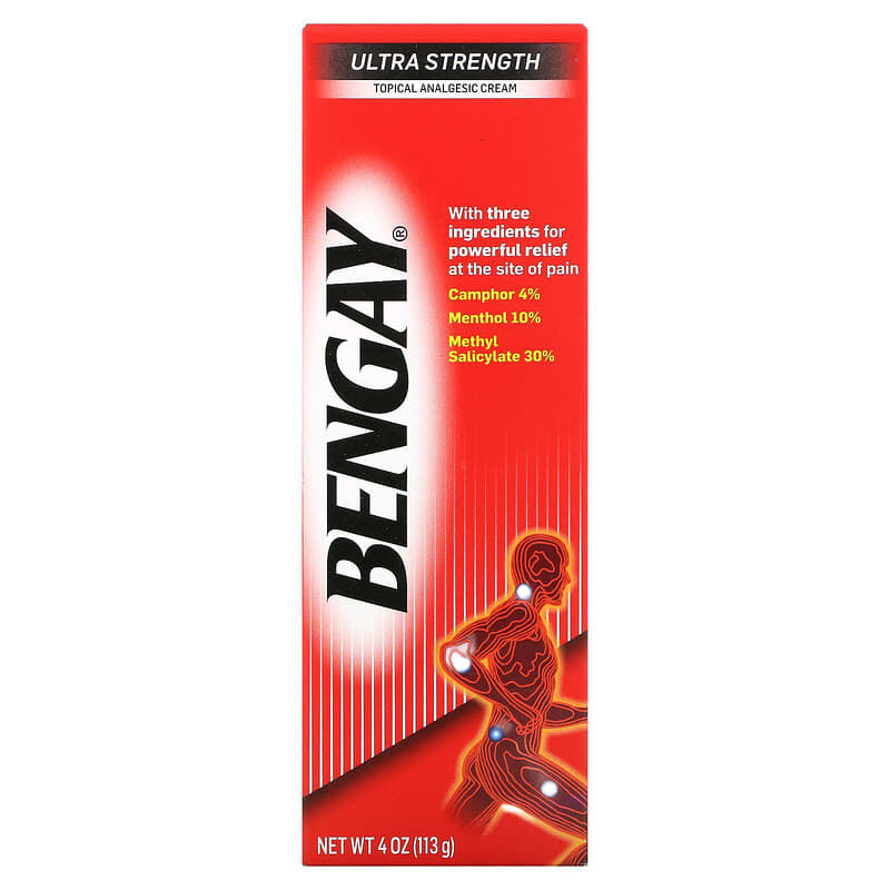 Bengay, Topical Analgesic Cream, Ultra Strength, 4 oz (113 g)