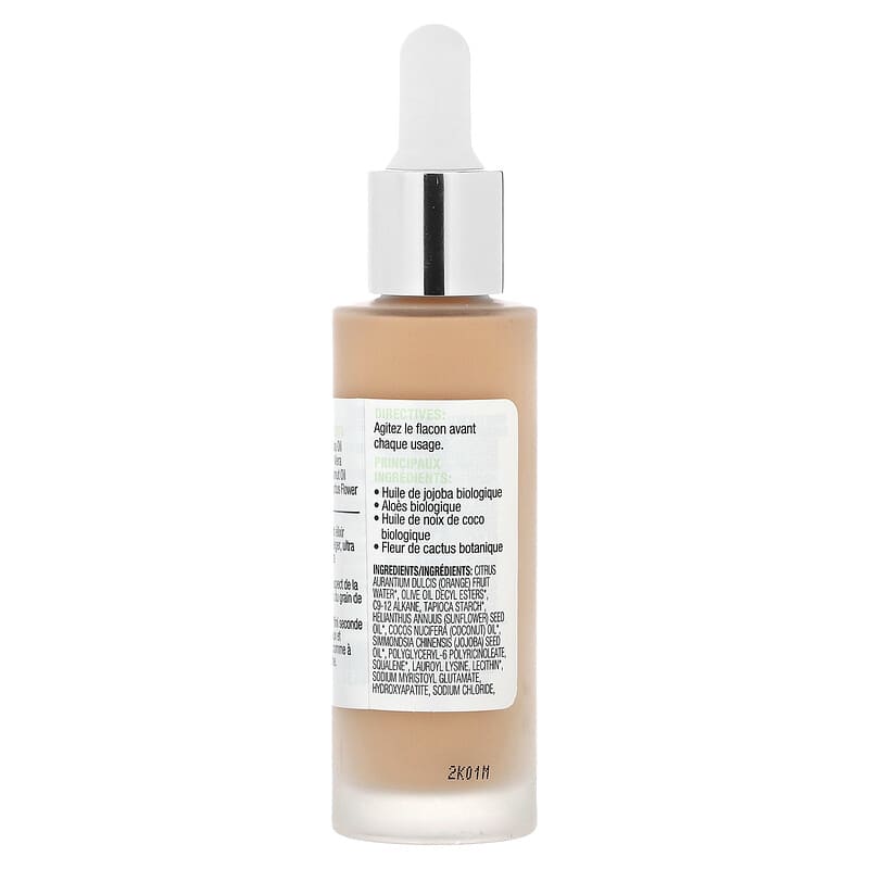 Physicians Formula, Organic Wear, Silk Foundation Elixir with Jojoba Oil, Light, 1 fl oz (30 ml)