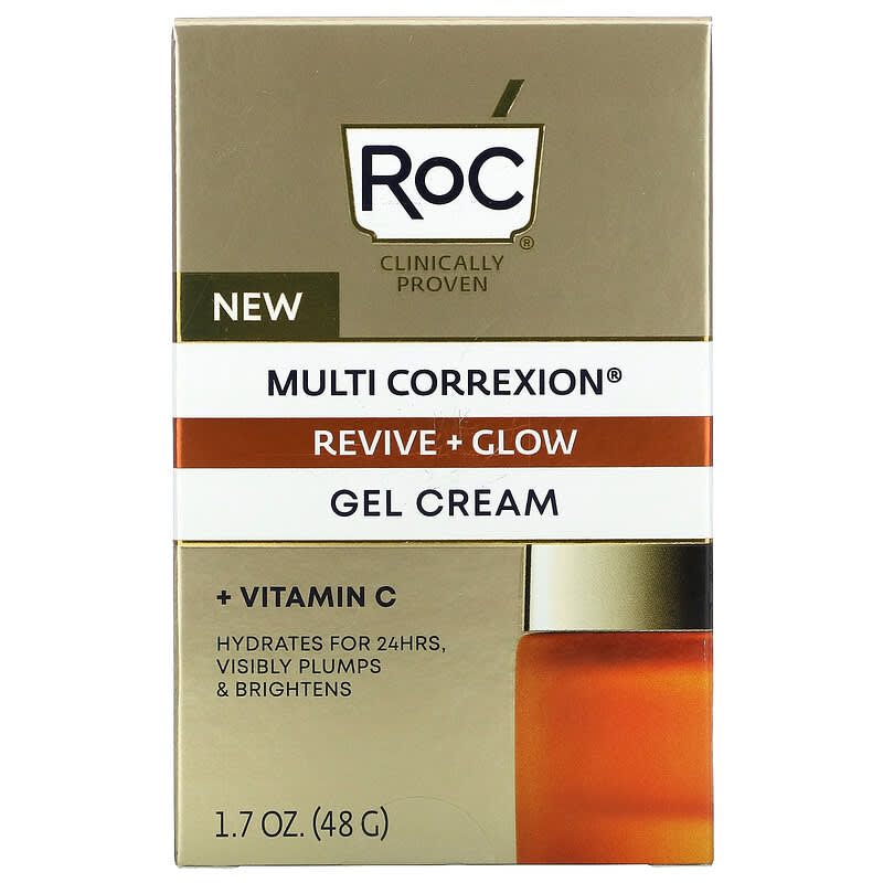 RoC, Multi Correxion, Revive + Glow, Gel Cream + Vitamin C, 1.7 oz (48 g)