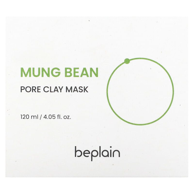 Beplain, Mung Bean, Pore Clay Beauty Mask, 4.05 fl oz (120 ml)