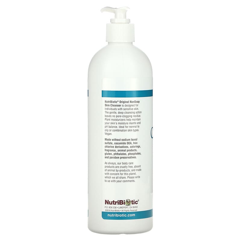 NutriBiotic, Skin Cleanser, Non-Soap, Original, 16 fl oz (473 ml)