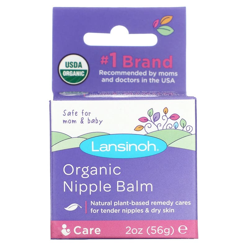 Lansinoh, Organic Nipple Balm, 2 oz (56 g)