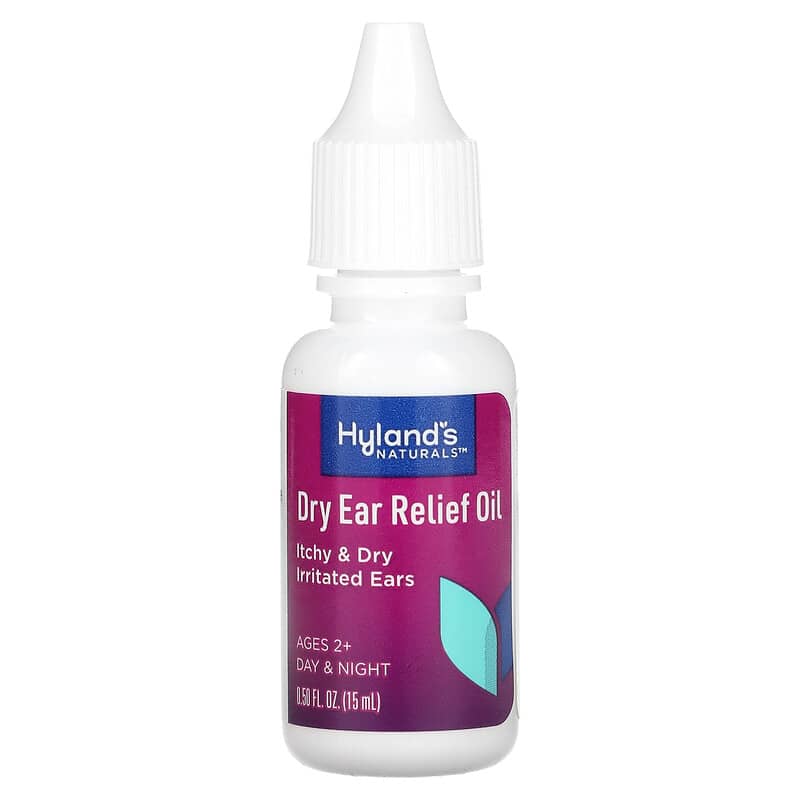 Hyland's Naturals, Dry Ear Relief Oil, Ages 2+, 0.5 fl oz (15 ml)