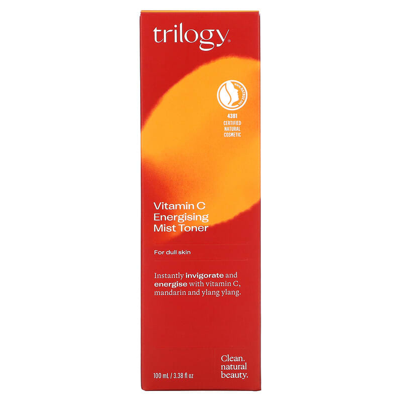 Trilogy, Vitamin C Energising Mist Toner, 3.38 fl oz (100 ml)