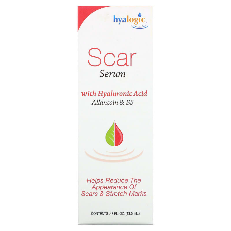 Hyalogic LLC, Scar Serum with Hyaluronic Acid, Allantoin & B5, .47 fl oz (13.5 ml)