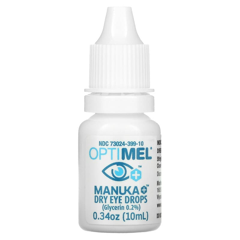 Optimel, Manuka+ Dry Eye Drops, 0.34 oz (10 ml)