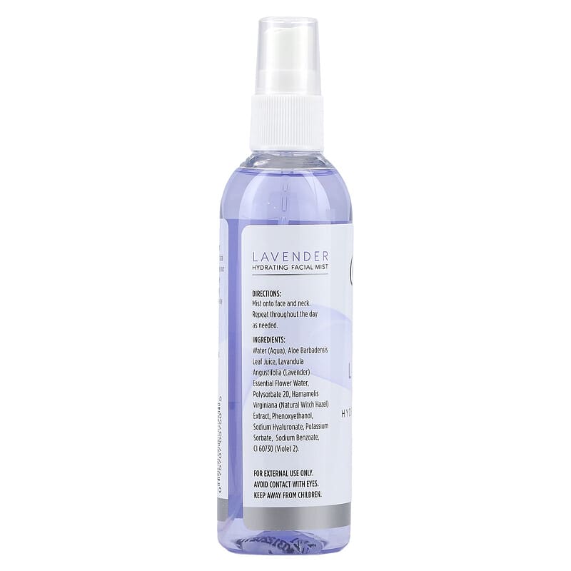 Cococare, Hydrating Facial Mist, Lavender, 4 fl oz (118 ml)