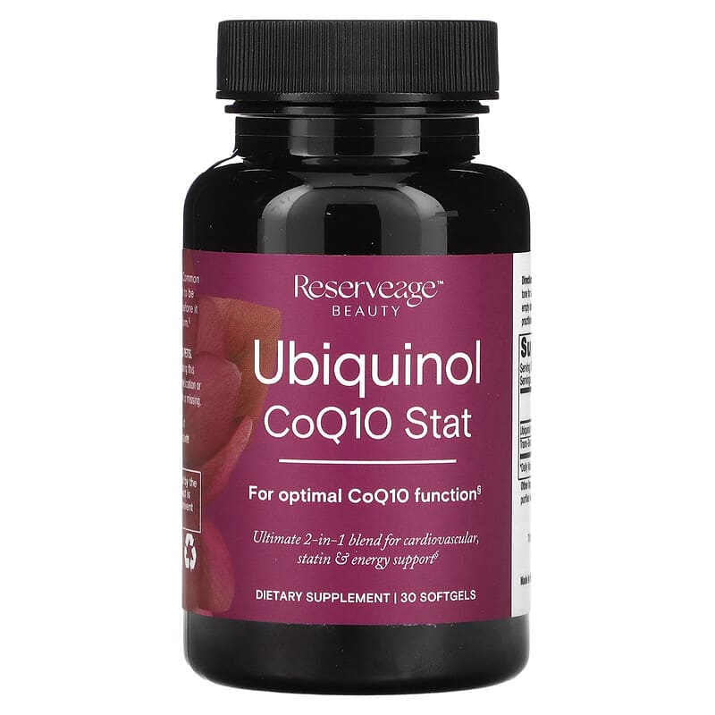 Reserveage Nutrition, Ubiquinol, Coq10 Stat, 30 Softgels