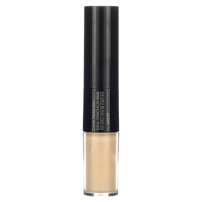 The Saem, Cover Perfection, Ideal Concealer Duo, 02 Rich Beige, 1 Count