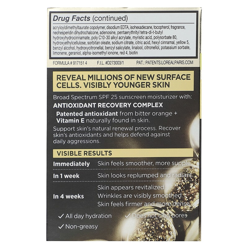 L'Oréal, Age Perfect Cell Renewal, Anti-Aging Moisturizer, SPF 25, 1.7 oz (48 g)