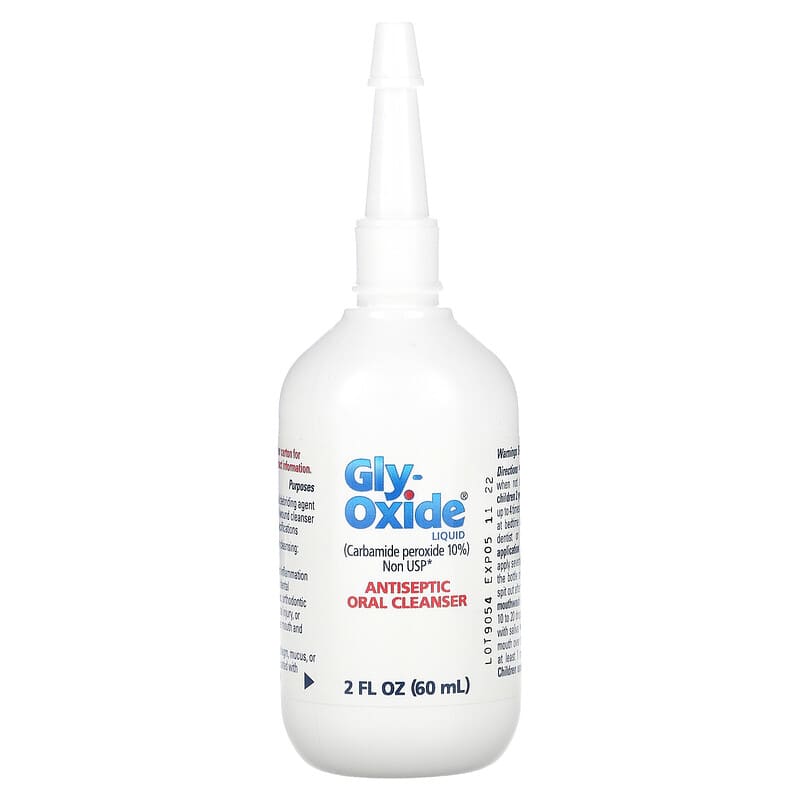 Gly-Oxide, Antiseptic Oral Cleanser, Liquid, 2 fl oz (60 ml)