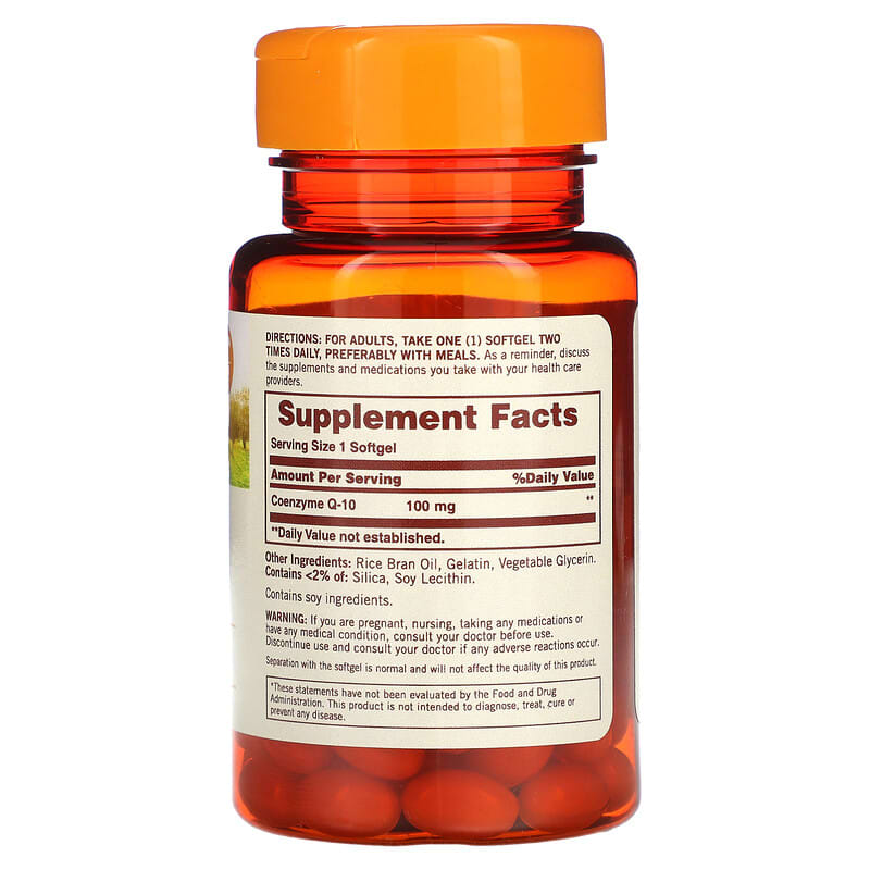 Sundown Naturals, Co Q-10, 100 mg, 40 Softgels