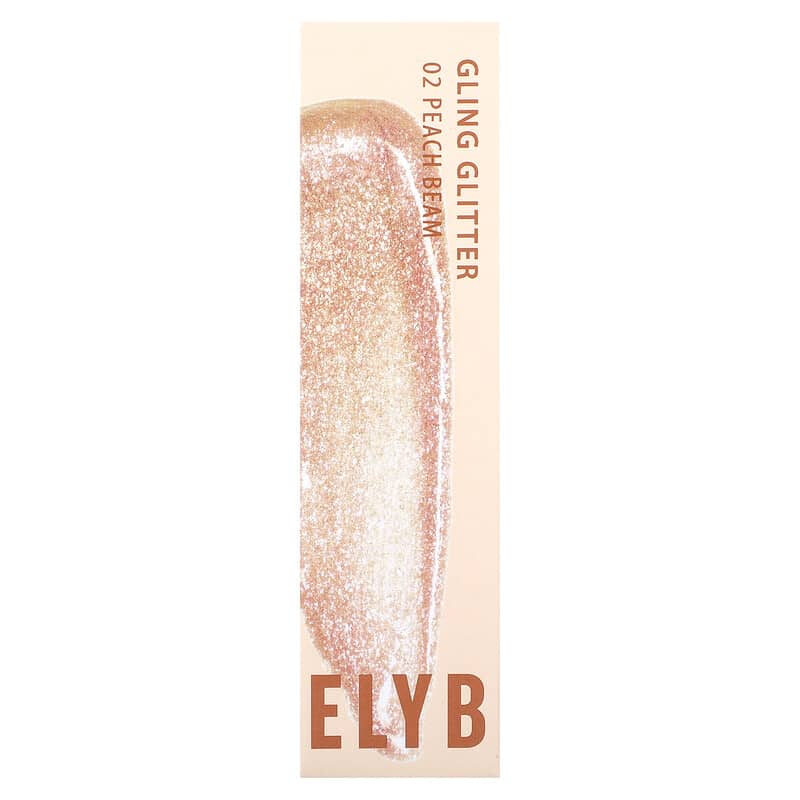 Tony Moly, Lovely Beam Gling Glitter, 02 Peach Bean, 2 g (0.07 oz)