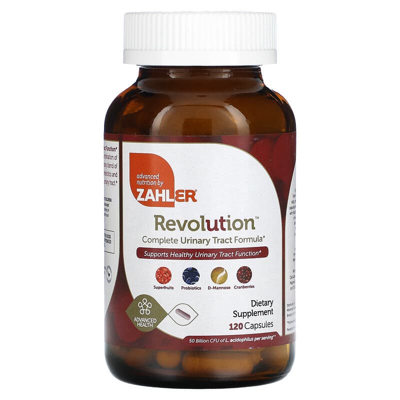 Zahler, Revolution, Complete Urinary Tract Formula, 120 Capsules