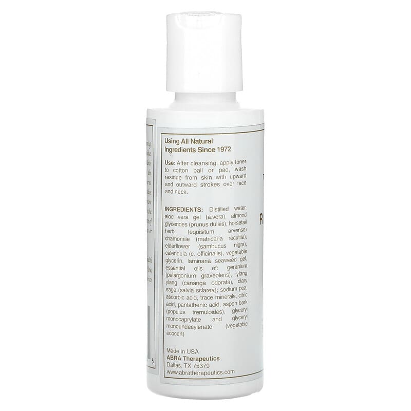 Abracadabra, Abra Therapeutics, Restorative Toner, Clary Sage & Geranium, 4 fl oz (120 ml)