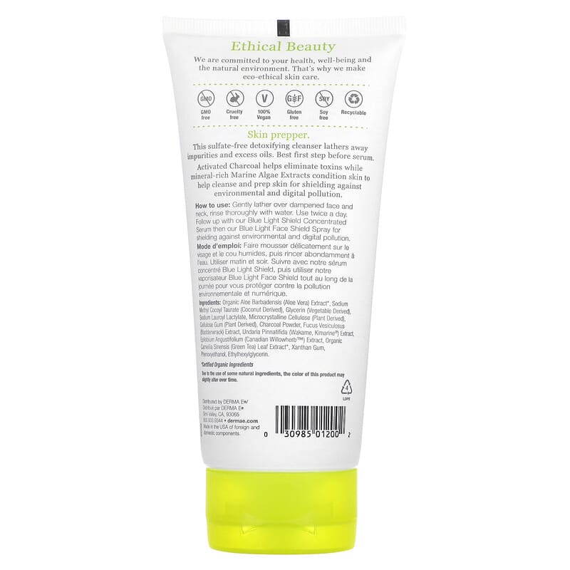 DERMA E, Purifying Gel Cleanser, 6 fl oz (175 ml)