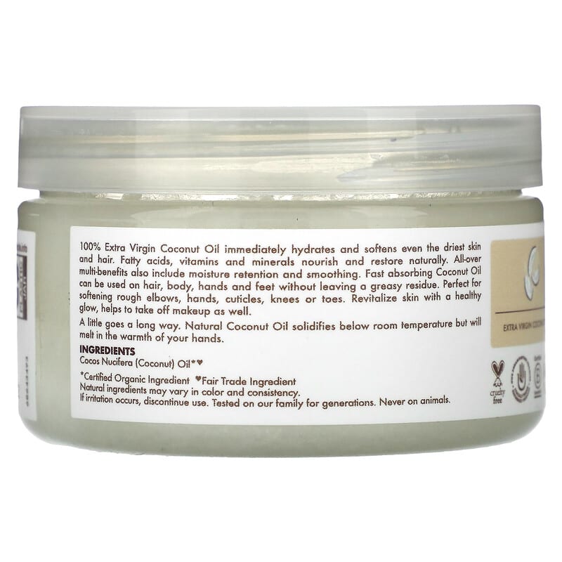 SheaMoisture, Head-To-Toe Nourishing Hydration, 100% Extra Virgin Coconut Oil, 3.5 oz (100 g)