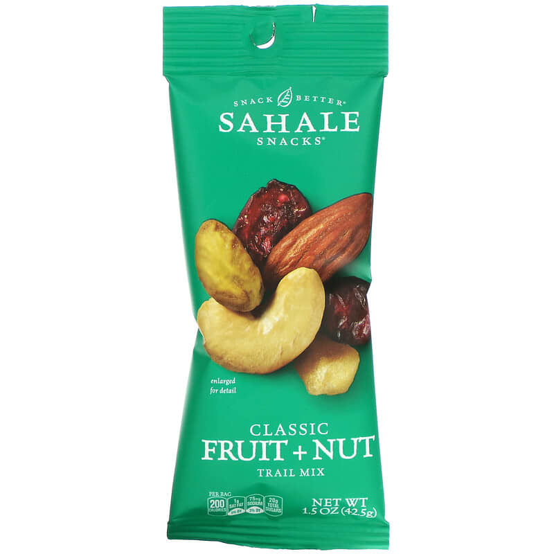 Sahale Snacks, Trail Mix, Classic Fruit + Nut Blend, 9 Packs, 1.5 oz (42.5 g) Each