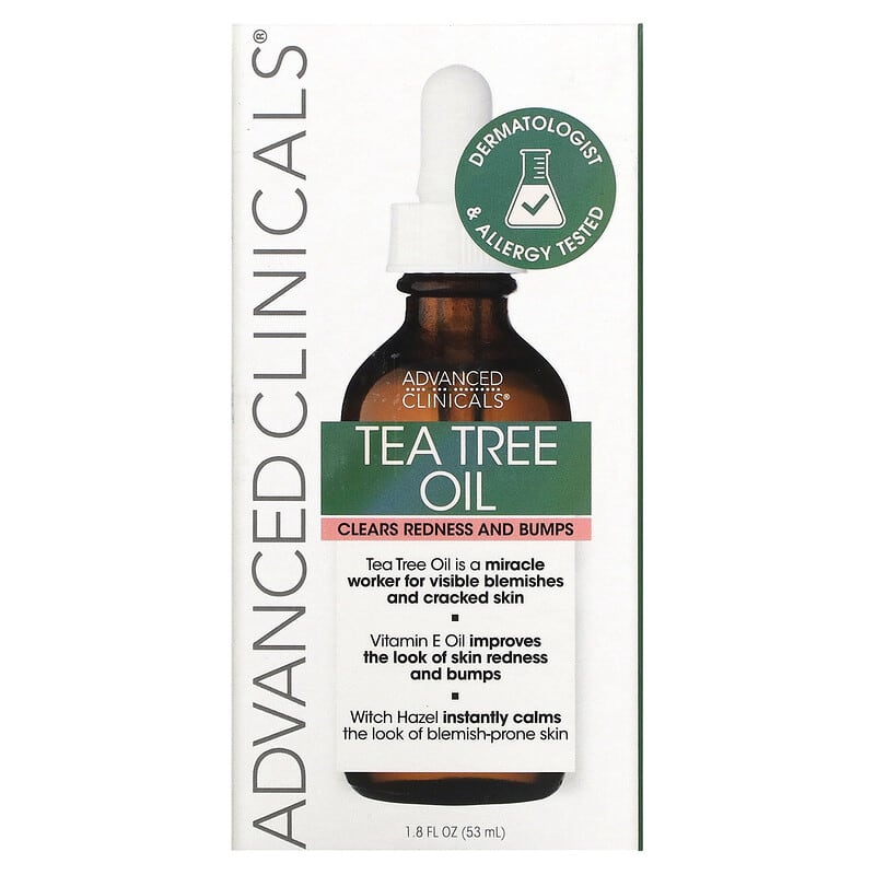 Advanced Clinicals, Tea Tree Oil, 1.8 fl oz (53 ml)