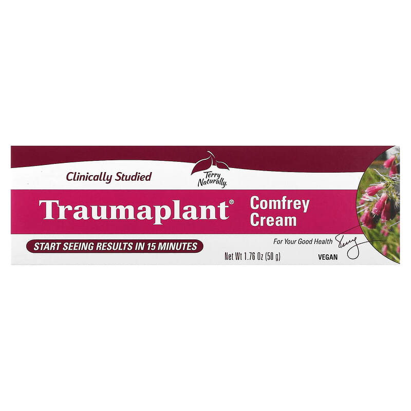 Terry Naturally, Traumaplant Comfrey Cream, 1.76 oz (50 g)