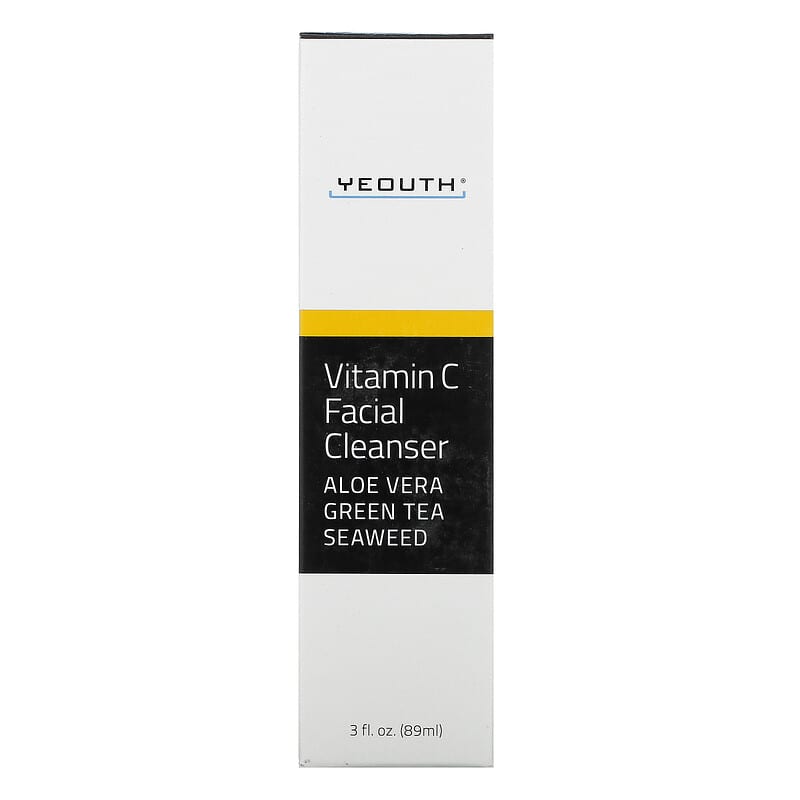 Yeouth, Vitamin C Facial Cleanser, 3 fl oz (89 ml)