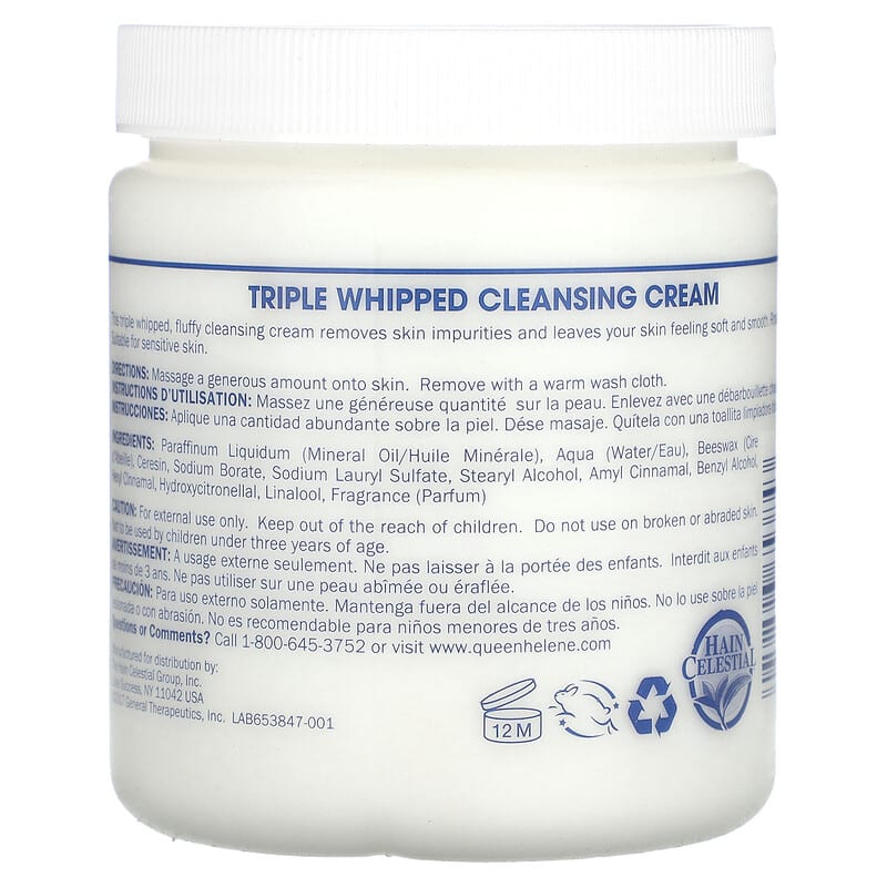 Queen Helene, Triple Whipped, Professional Cleansing Cream, 15 oz (425 g)