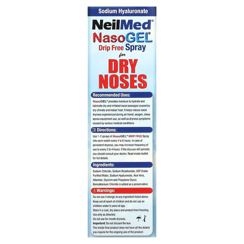 NeilMed, NasoGel, For Dry Noses, 1 Bottle, 1 fl oz (30 ml)