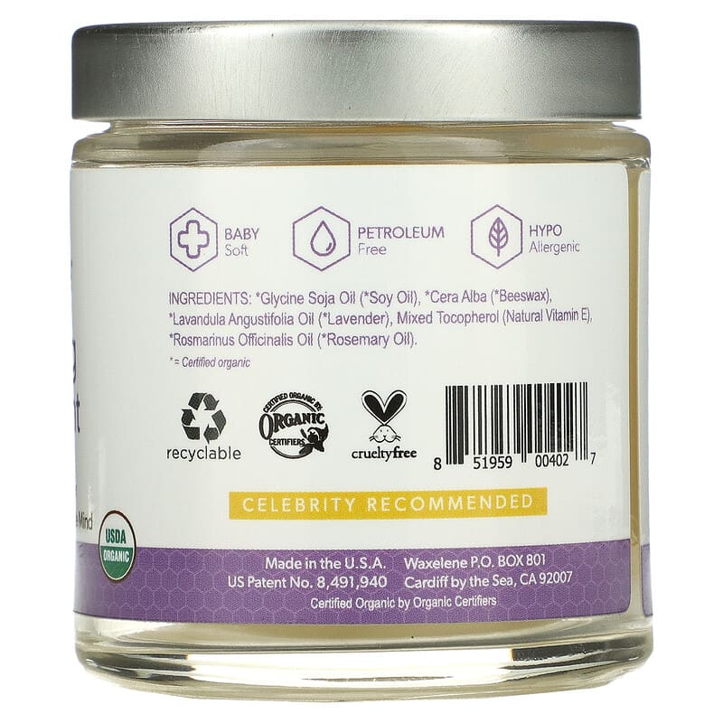 Waxelene, Baby, Calming Ointment with Lavender, 3 oz (85 g)