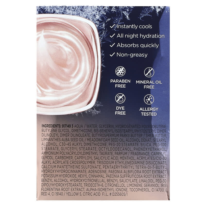 L'Oréal, Age Perfect Rosy Tone, Cooling Night Moisturizer, 1.7 oz (48 g)