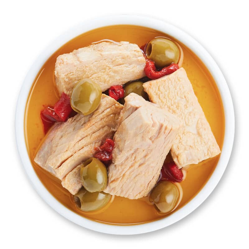 King Oscar, Yellowfin Tuna, Extra Virgin Olive Oil, Green Olives, 6.7 oz (190 g)