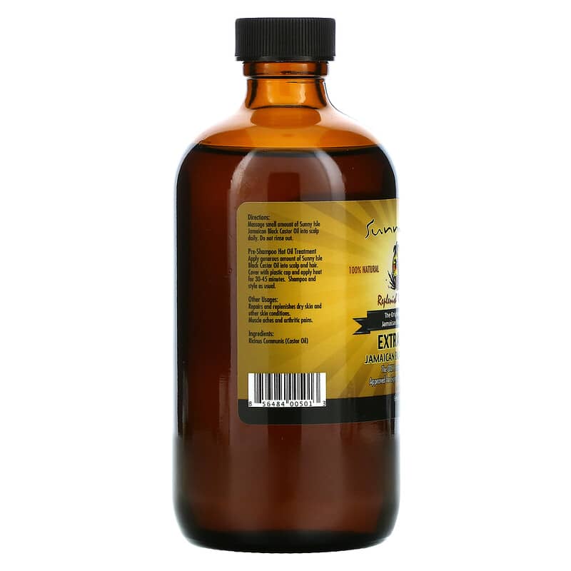 Sunny Isle, Extra Dark Jamaican Black Castor Oil, 8 fl oz