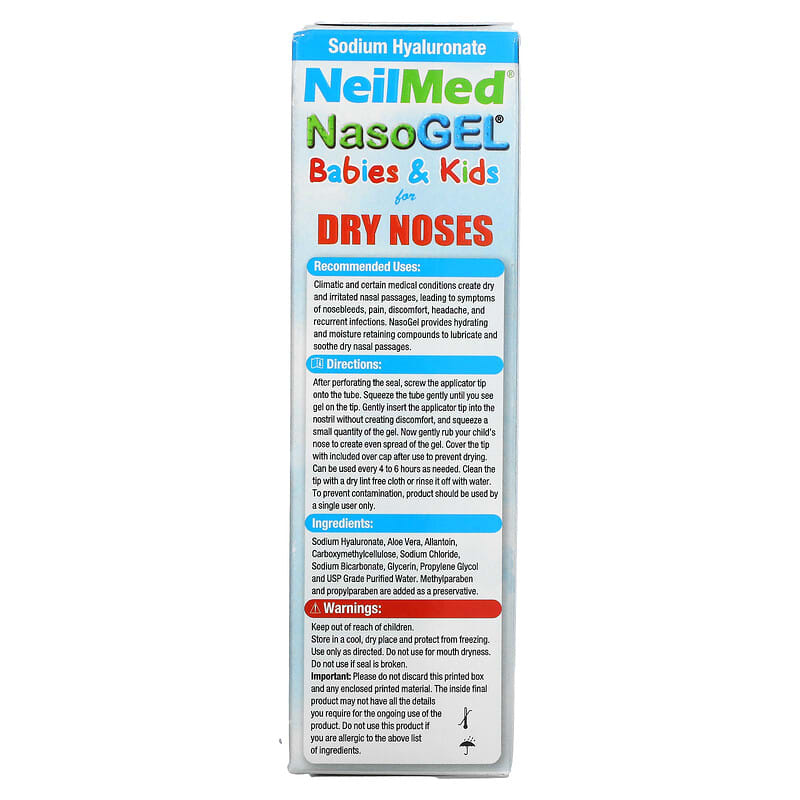 NeilMed, Babies & Kids, NasoGel for Dry Noses, 1 oz (28.4 g)