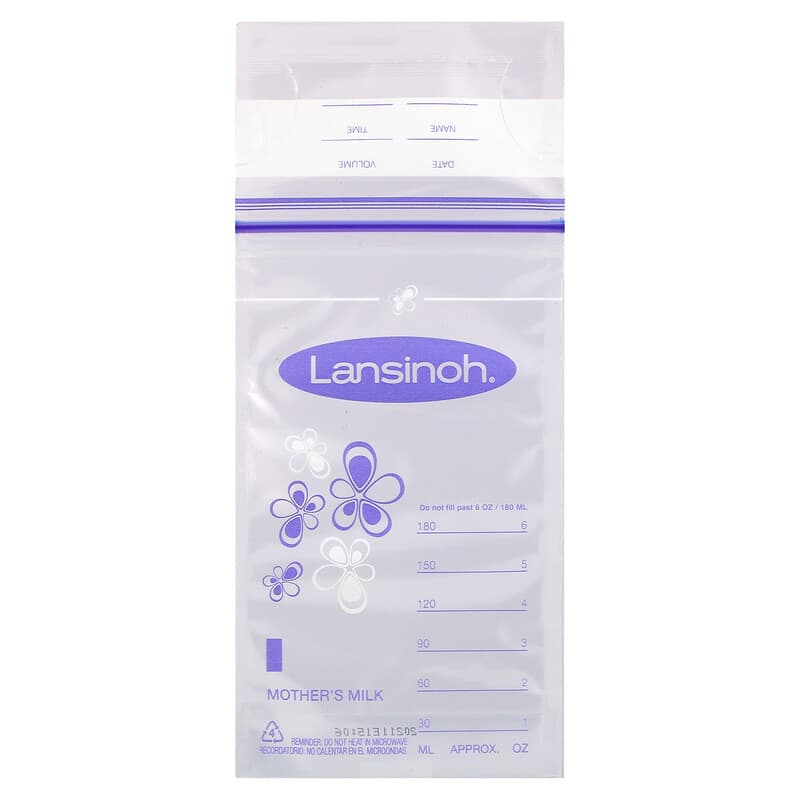 Lansinoh, Breastmilk Storage Bags, 25 Pre-Sterilized Bags