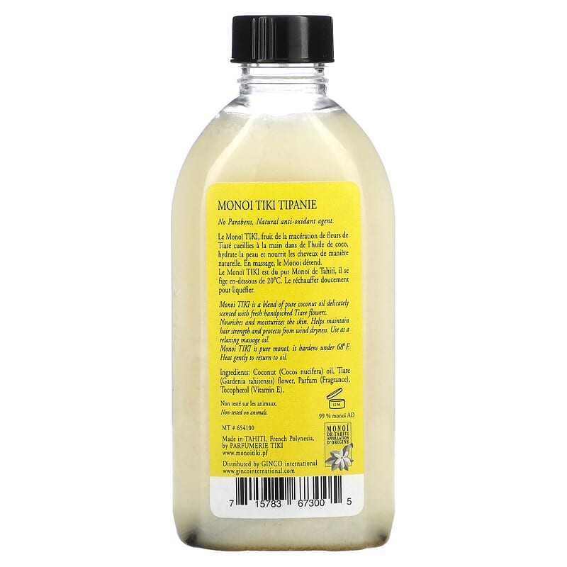 Monoi Tiare Tahiti, Coconut Oil, Tipanie, 4 fl oz (120 ml)