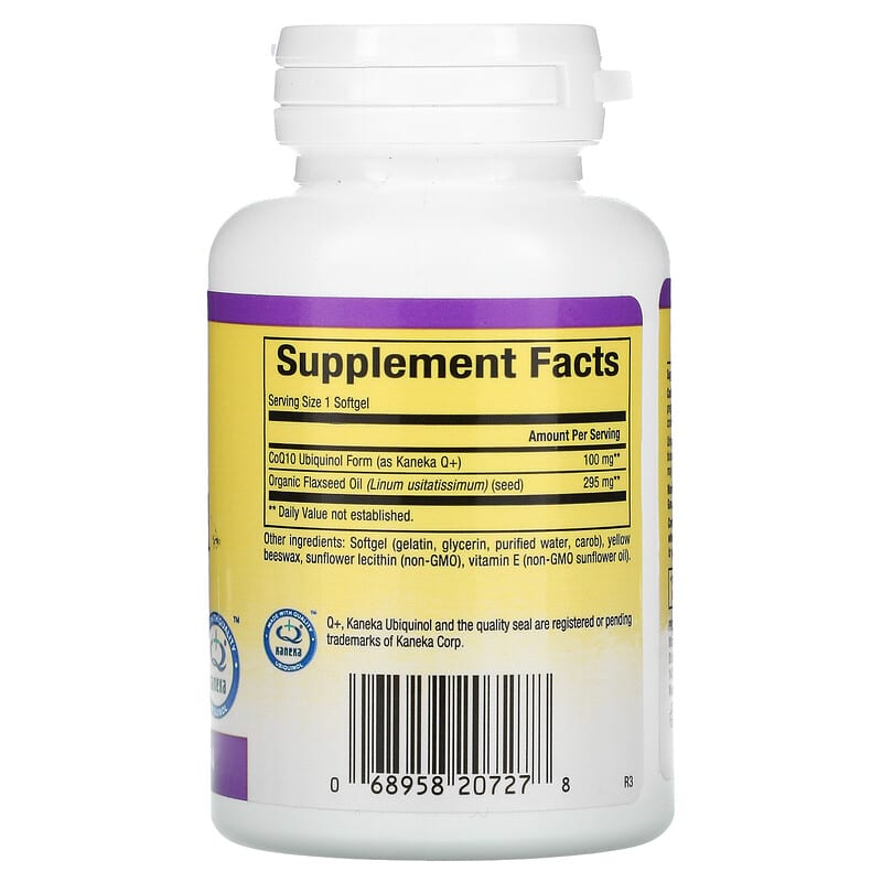 Natural Factors, Ubiquinol, Active CoQ10, 100 mg, 30 Softgels