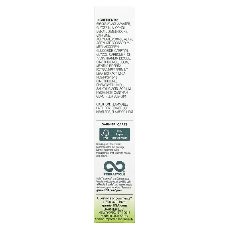 Garnier, SkinActive, Anti-Puff Eye Roller, 0.5 fl oz (15 ml)