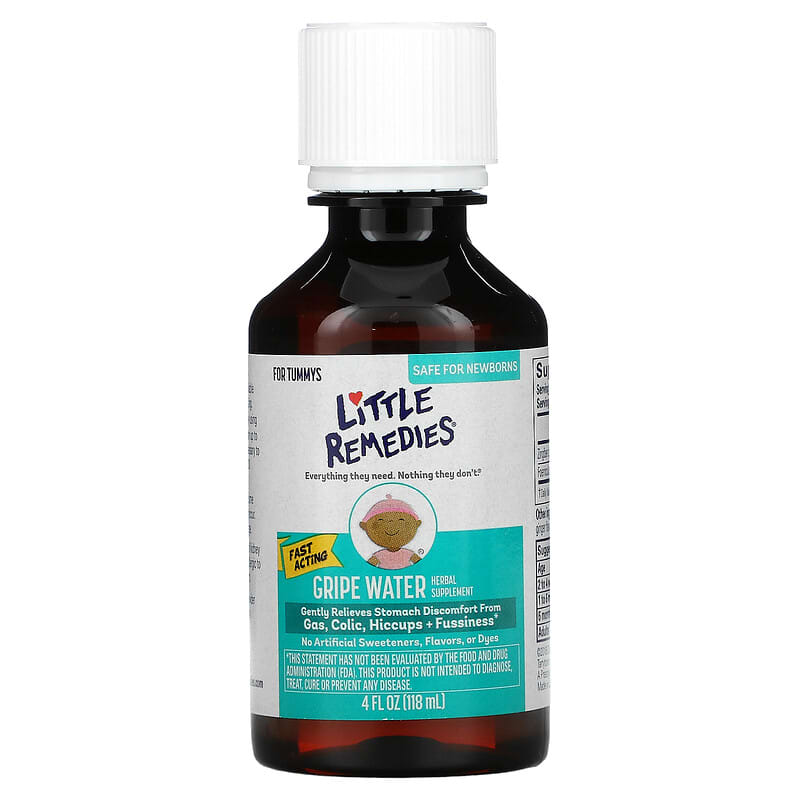 Little Remedies, Gripe Water, For Tummys, 4 fl oz (118 ml)