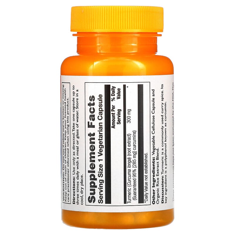 Thompson, Turmeric Curcumin, 300 mg, 60 Vegetarian Capsules