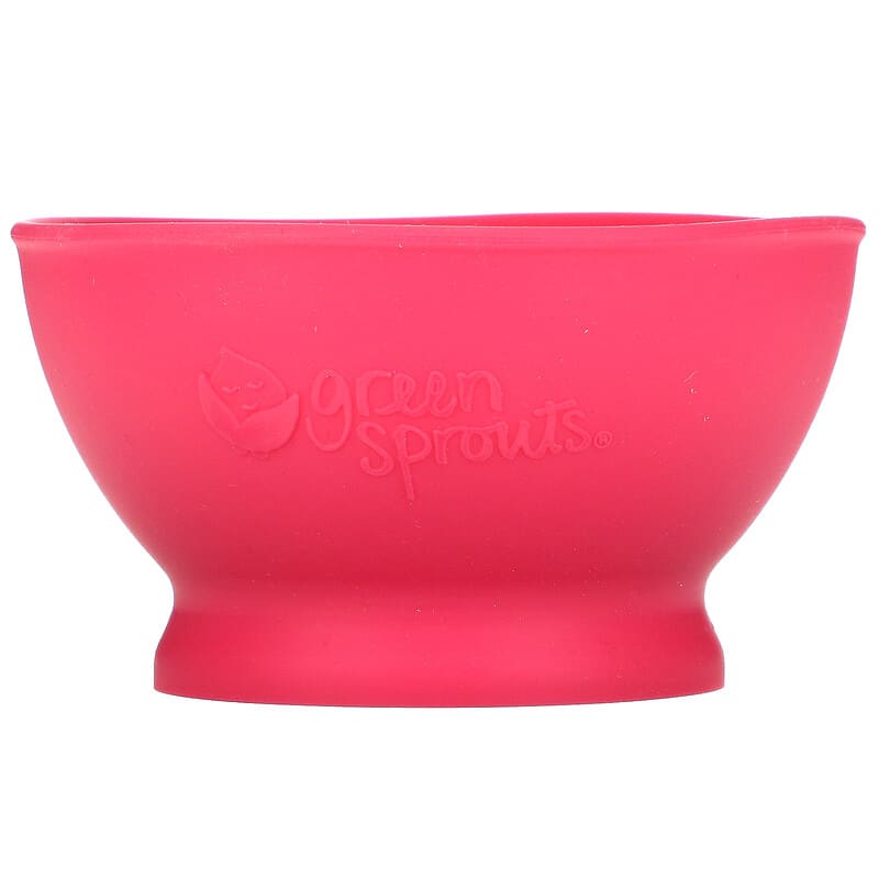 Green Sprouts, Feeding Bowl, 6+ Months, Pink, 1 Bowl