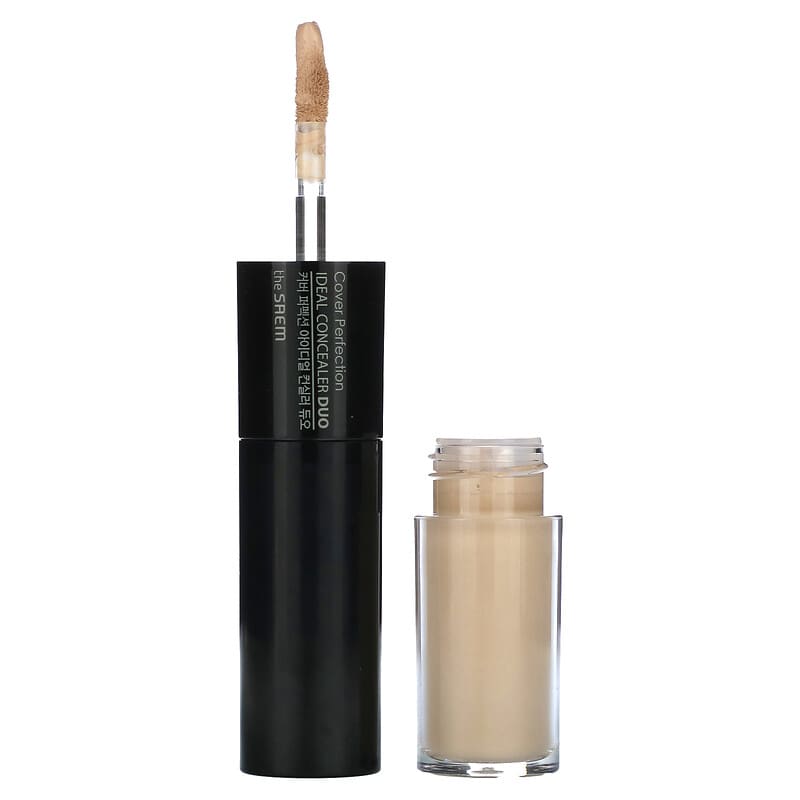 The Saem, Cover Perfection, Ideal Concealer Duo, 1.5 Natural Beige, 1 Count